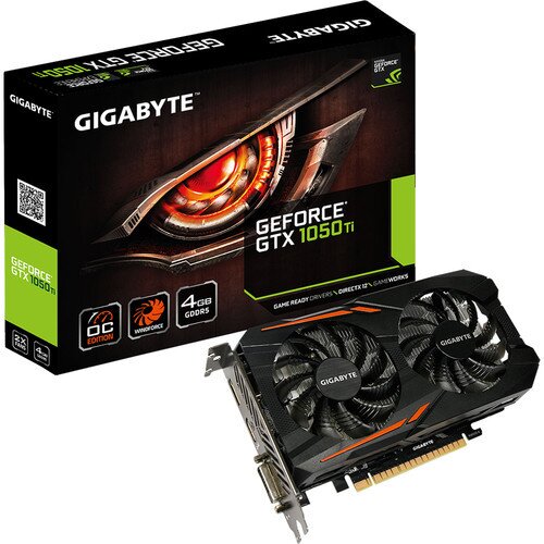 Gigabyte GeForce GTX 1050 Ti OC 4G Graphics Card