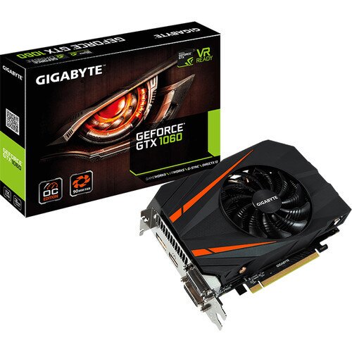 Gigabyte GeForce GTX 1060 Mini ITX OC 3G Graphics Card