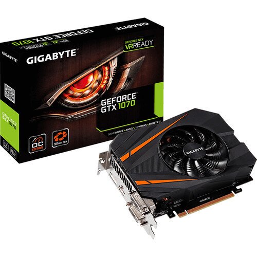 Gigabyte GeForce GTX 1070 Mini ITX OC 8G Graphics Card