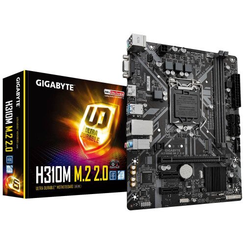 Gigabyte H310M M.2 2.0 (Rev. 1.2) Ultra Durable Motherboard