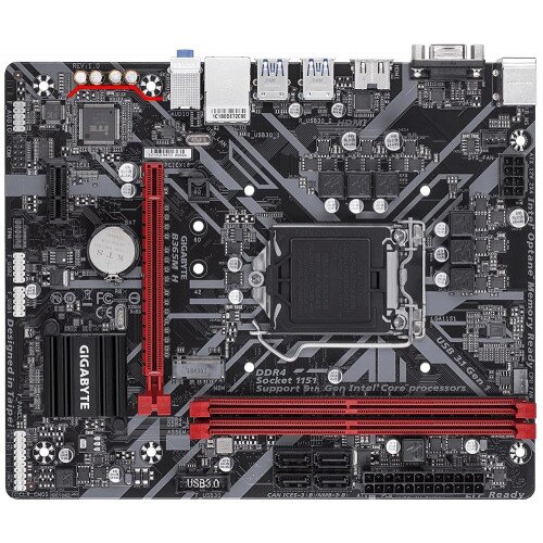 Gigabyte Intel B365 H (rev. 1.0) Ultra Durable Motherboard With Gigabyte 8118 Gaming LAN