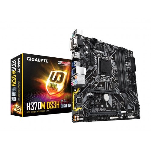 Gigabyte Intel H370 DS3H Ultra Durable Motherboard With Intel Gbe LAN with cFos Speed