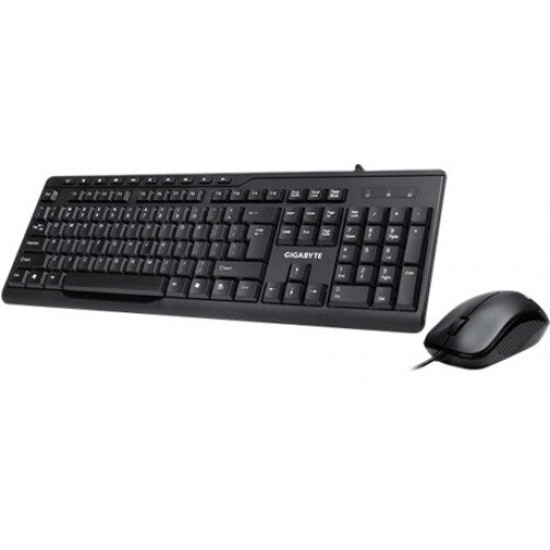 Gigabyte KM6300 Wired Keyboard & Mouse Combo with Multimedia Controls