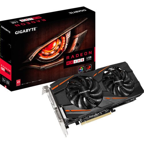 Gigabyte Radeon RX 480 WINDFORCE 4G Graphics Card