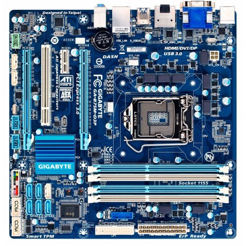 Gigabyte GA-B75M-D3P Motherboard