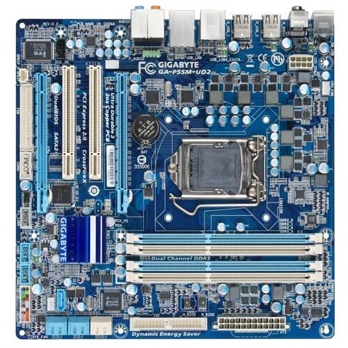 Gigabyte GA-P55M-UD2 Motherboard