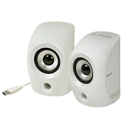 Gigabyte GP-S3000 USB Computer Speaker - White