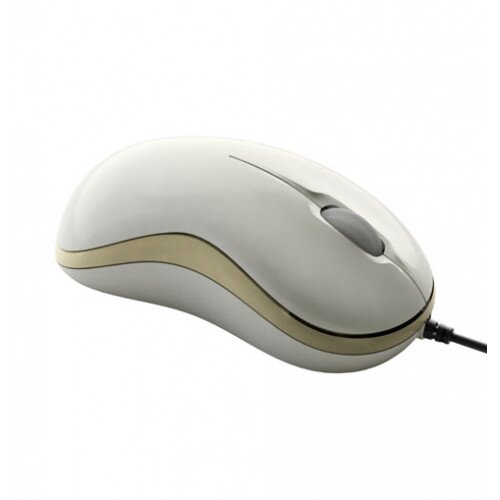 Gigabyte M5050 Curvy Optical Mouse - White