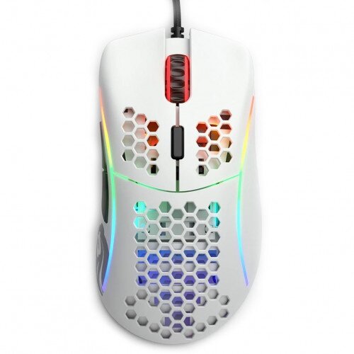 Glorious Model D Matte RGB Gaming Mouse - White
