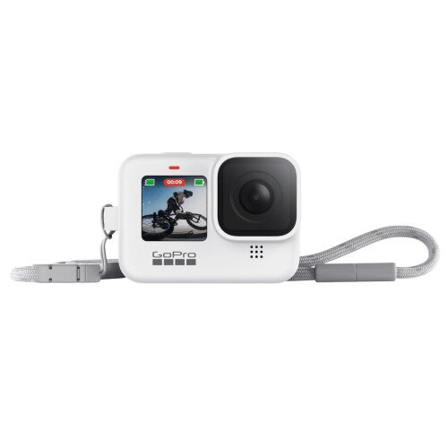 GoPro Sleeve + Lanyard for HERO10 and HERO9 - White Hot