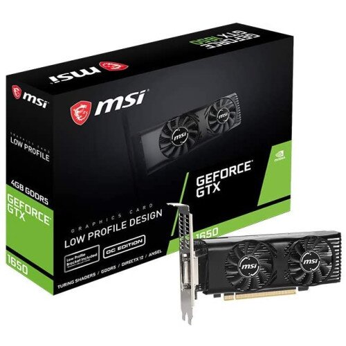 MSI GeForce GTX 1650 4GT LP OC Graphics Card