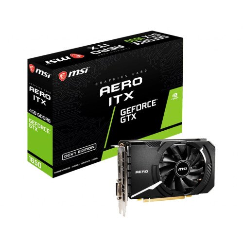 MSI GeForce GTX 1650 D6 AERO ITX OCV1 Graphics Card
