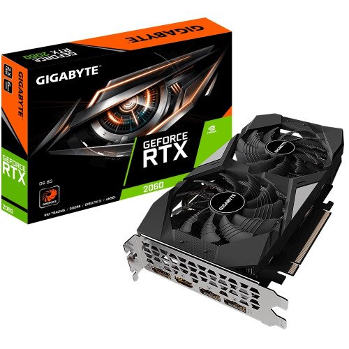 Gigabyte GeForce RTX 2060 D6 6G (rev. 2.0) Graphics Card