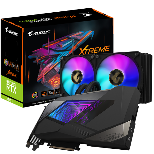 Gigabyte AORUS GeForce RTX 3080 Ti Xtreme Waterforce 12G Graphics Card