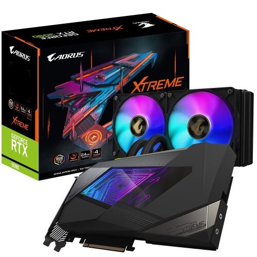 Gigabyte AORUS GeForce RTX 3090 XTREME WATERFORCE 24G Graphics Card