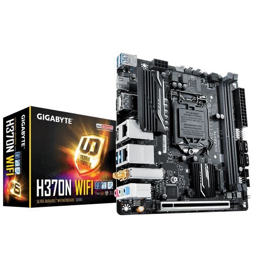 Gigabyte Intel H370 Ultra Durable motherboard with Intel CNVi WIFI ready, ALC1220-VB, USB3.1 Gen1 Type-C