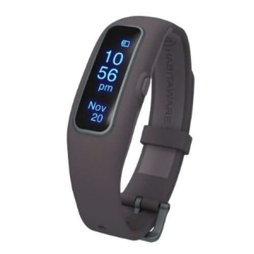 HabitAware Keen2 Awareness Bracelet - Charcoal - S/M