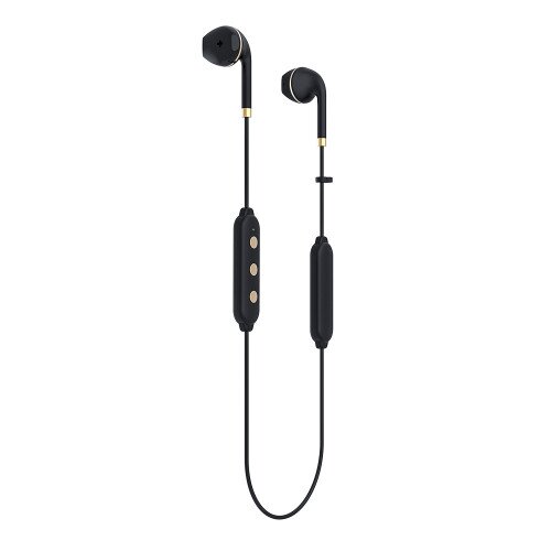 Happy Plugs Wireless II In-Ear Headphones - Black / Gold