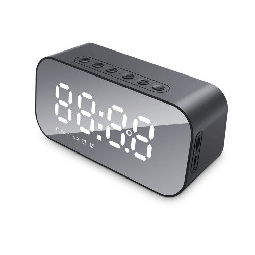 Havit M3 Bluetooth Speaker Alarm Clock Radio - Black
