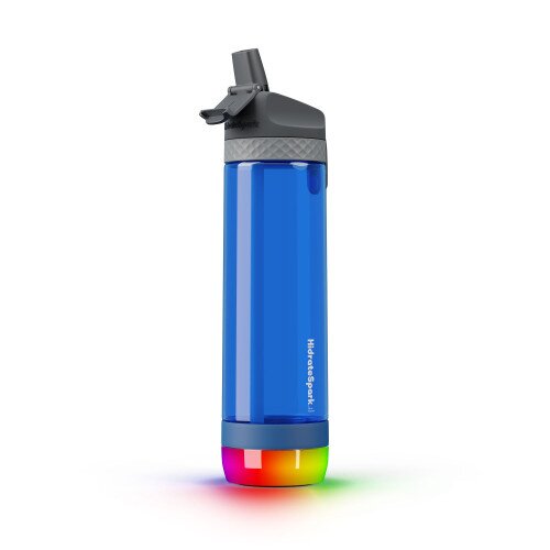 Hidrate Spark PRO Bluetooth Smart Water Bottle - 24oz Tritan Plastic - Straw - Deep Blue