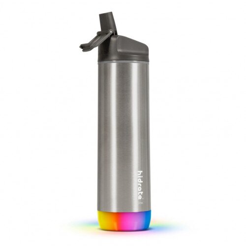 Hidrate Spark Stainless Steel Bluetooth Smart Water Bottle - 21oz - Straw - Brushed