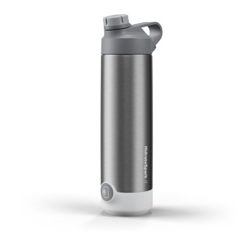 Hidrate Spark TAP Smart Water Bottle - 20oz Stainless Steel - Chug - Brushed Stainless Steel