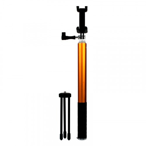 HISY WING Selfie Stick with Tripod - Orange