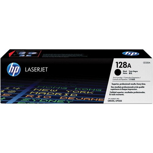 HP 128A Original LaserJet Toner Cartridge - Black