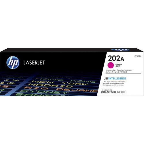 HP 202A Original LaserJet Toner Cartridge - Magenta