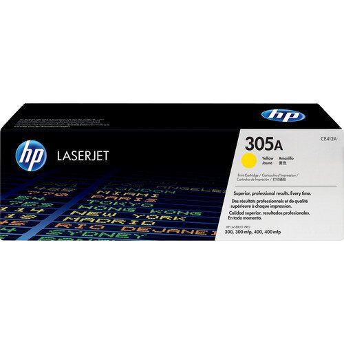 HP 305A Original LaserJet Toner Cartridge - Yellow