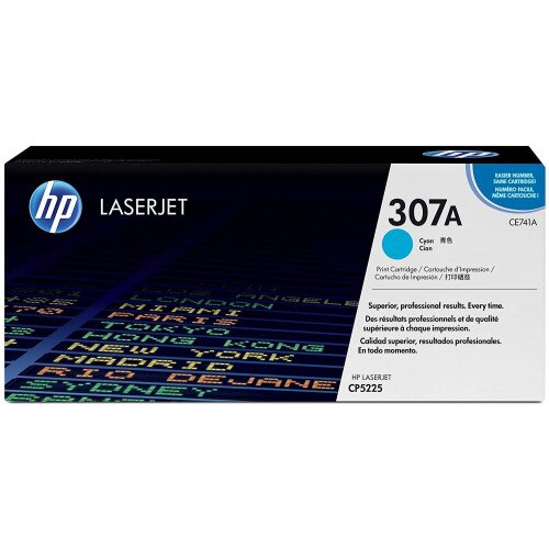 HP 307A Original LaserJet Toner Cartridge - Cyan