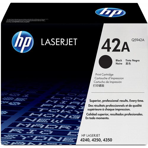 HP 42A Black Original LaserJet Toner Cartridge