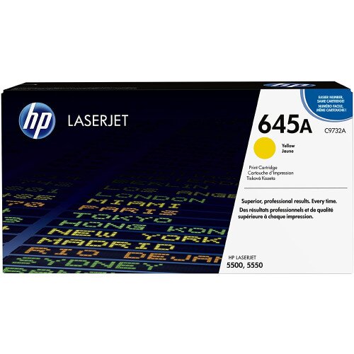 HP 645A Original LaserJet Toner Cartridge - Yellow