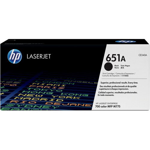 HP 651A Original LaserJet Toner Cartridge - Black