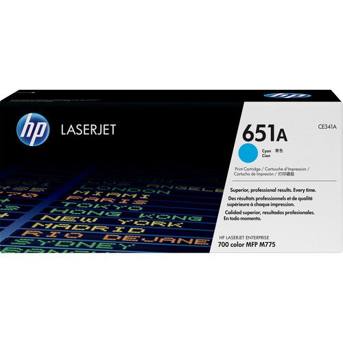 HP 651A Original LaserJet Toner Cartridge - Cyan