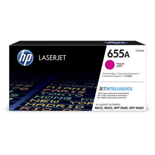 HP 655A Original LaserJet Toner Cartridge - Magenta