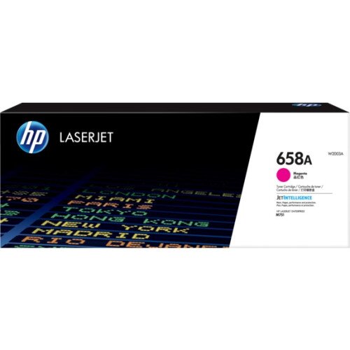 HP 658A Original LaserJet Toner Cartridge - Magenta