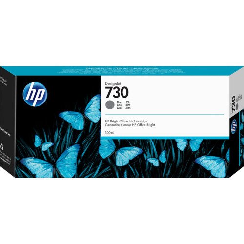 HP 730 300-ml DesignJet Ink Cartridge - Gray