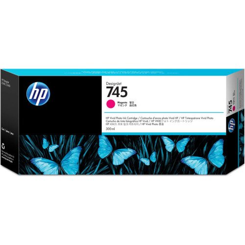 HP 745 300-ml DesignJet Ink Cartridge - Magenta
