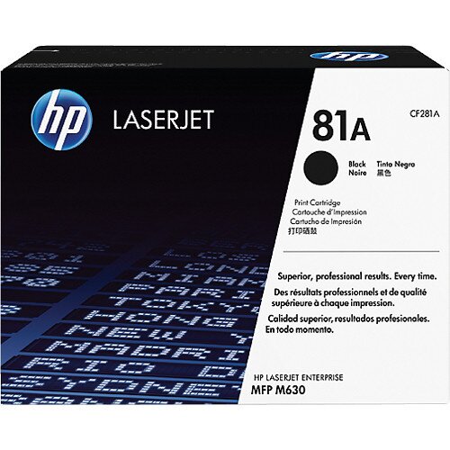 HP 81A Black Original LaserJet Toner Cartridge