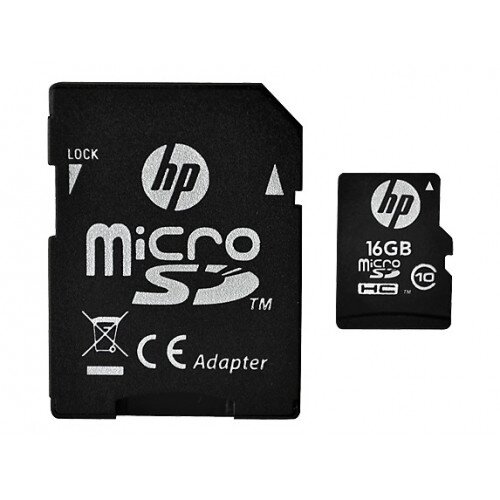 HP High Speed Flash Memory mi200 MicroSDHC Card - 16GB