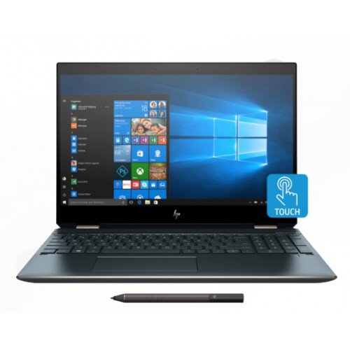 HP Spectre x360 Laptop - 15t Touch - 10th Gen Intel Core i7-10510U - 16GB DDR4 - NVIDIA GeForce MX250 - Poseidon Blue