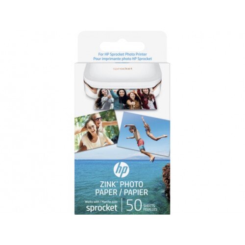 HP ZINK Sticky-backed Photo Paper-50 sht/2 x 3 in