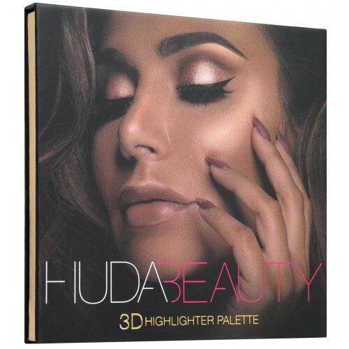 Huda Beauty 3D Cream and Powder Highlighter Palette - Golden Sands