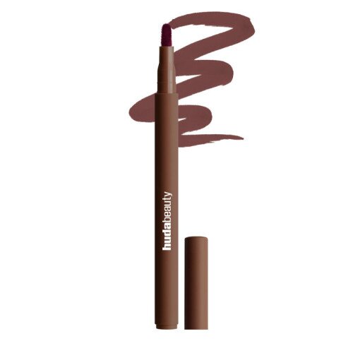 Huda Beauty Lip Contour Lip Stain for 12-Hour Wear - Rich Brown