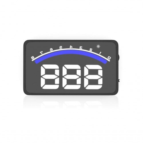 Hudly Lite Head-Up Display for Car Speed and RPMs
