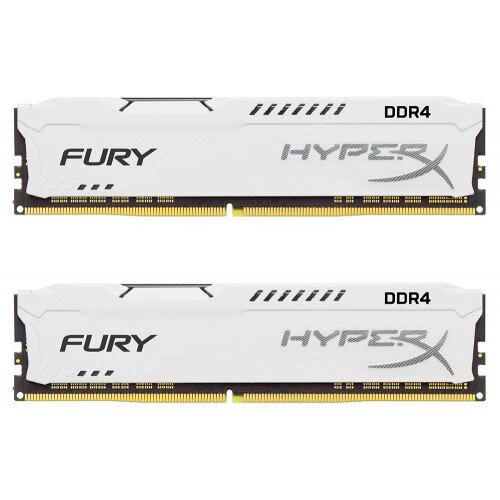 HyperX FURY DDR4 Memory - White - 2933MHz - 8GB - Kit of 2