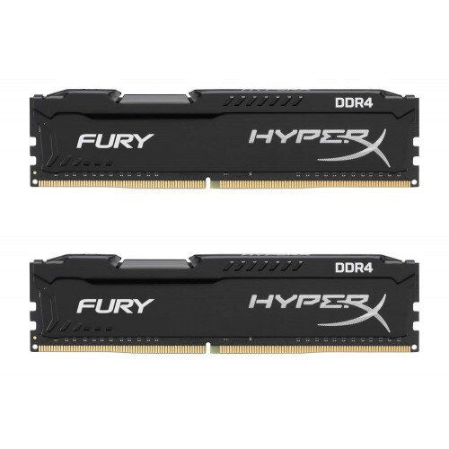 HyperX FURY DDR4 Memory - Black - 3200MHz - 8GB - Kit of 2