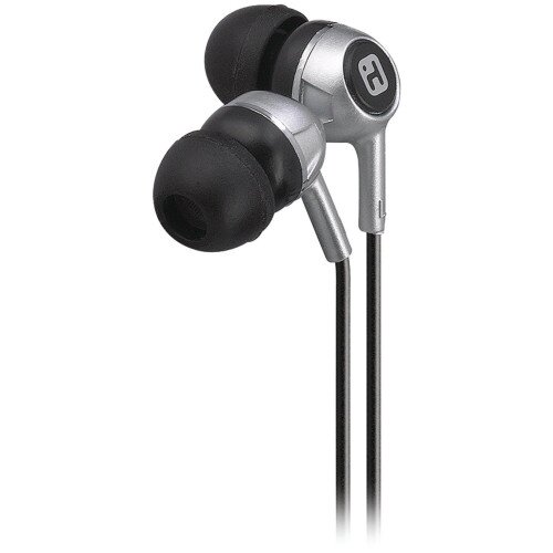 iHome iB25 Noise Isolating Earphones - Silver