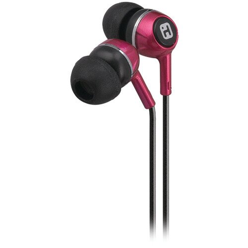 iHome iB25 Noise Isolating Earphones - Pink